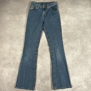 Wrangler‎ 20X Jeans Juniors 12 Black Slim (22x29) Y2k Western Cowgirl Flare Boot